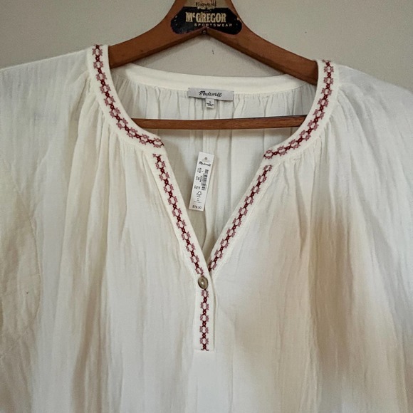 NWT Embroidered Lightestspun Cover-Up Tunic Size Large Swim Summer Dress Rt $80 - Picture 2 of 10